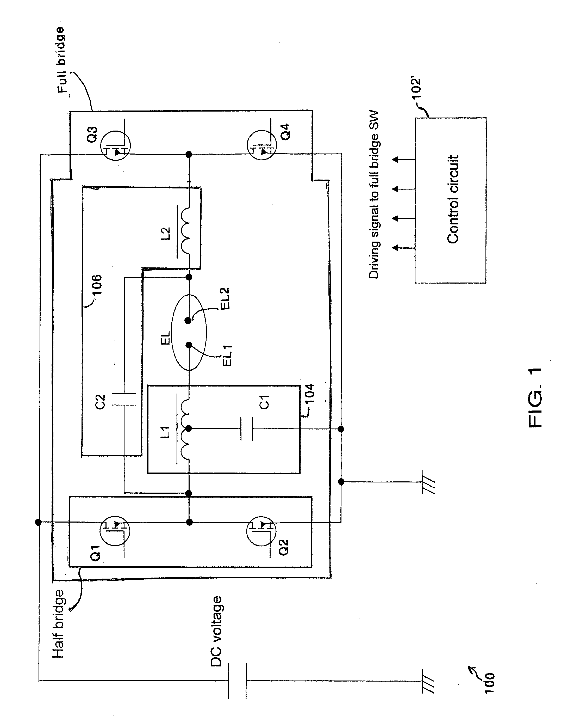 Circuit arrangement for operating a discharge lamp