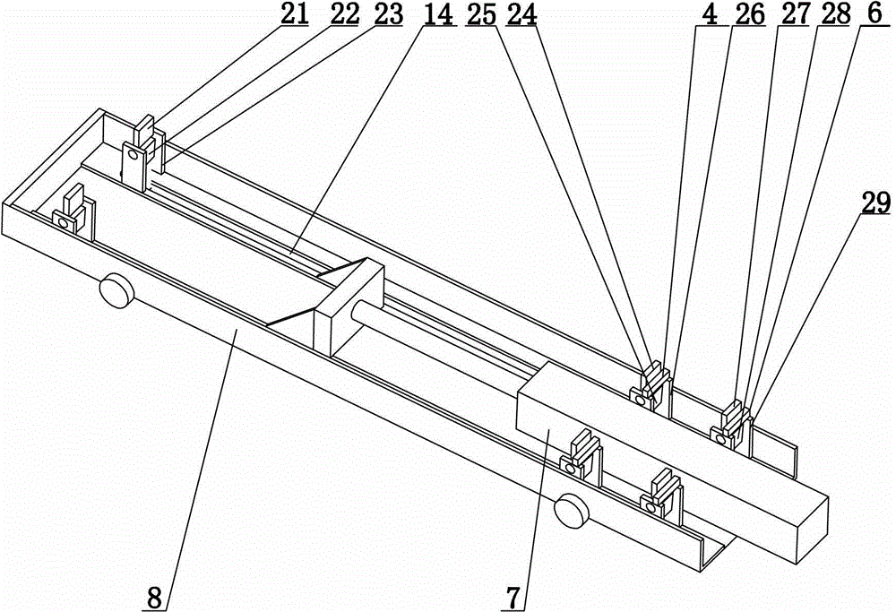 Auxiliary device of polyster fibers for changing barrels automatically and quantitatively