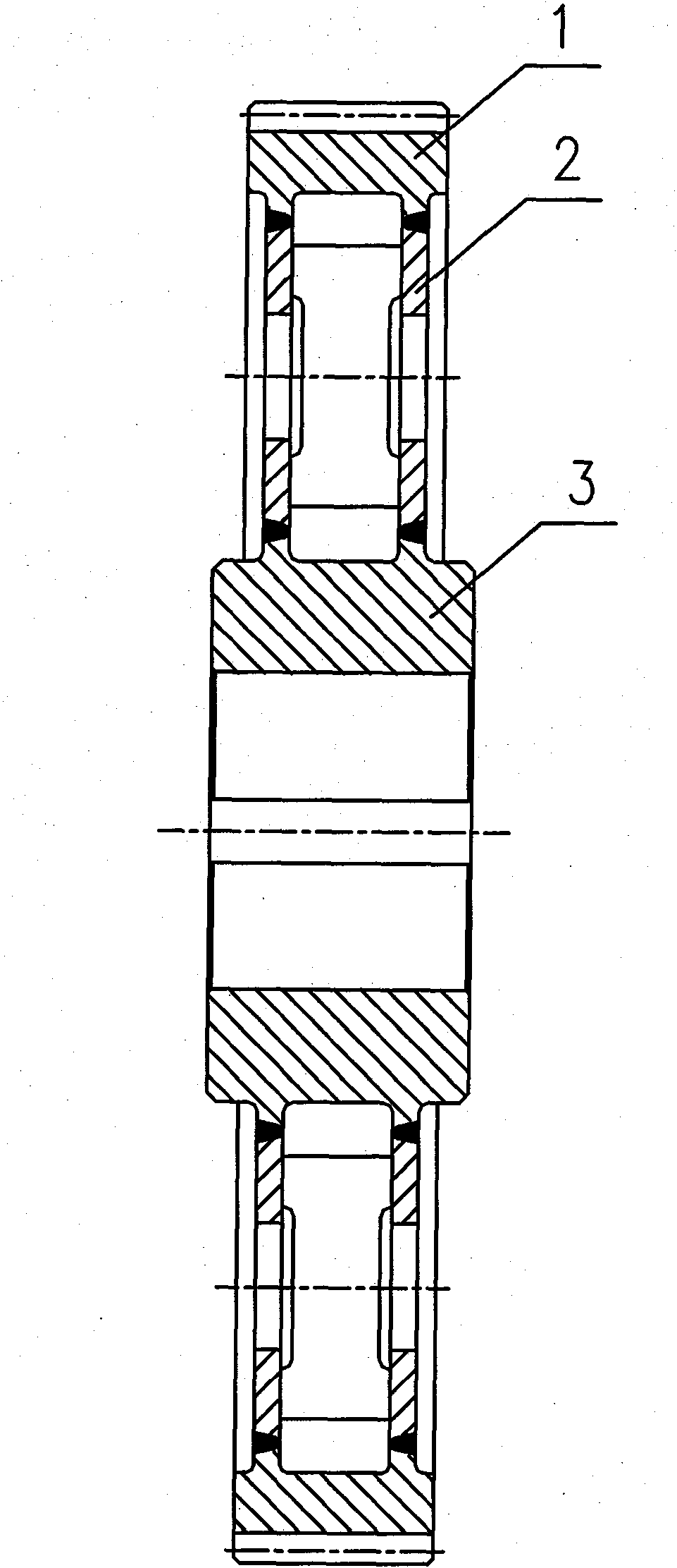Manufacturing method of large-size welding type carburizing and quenching gear