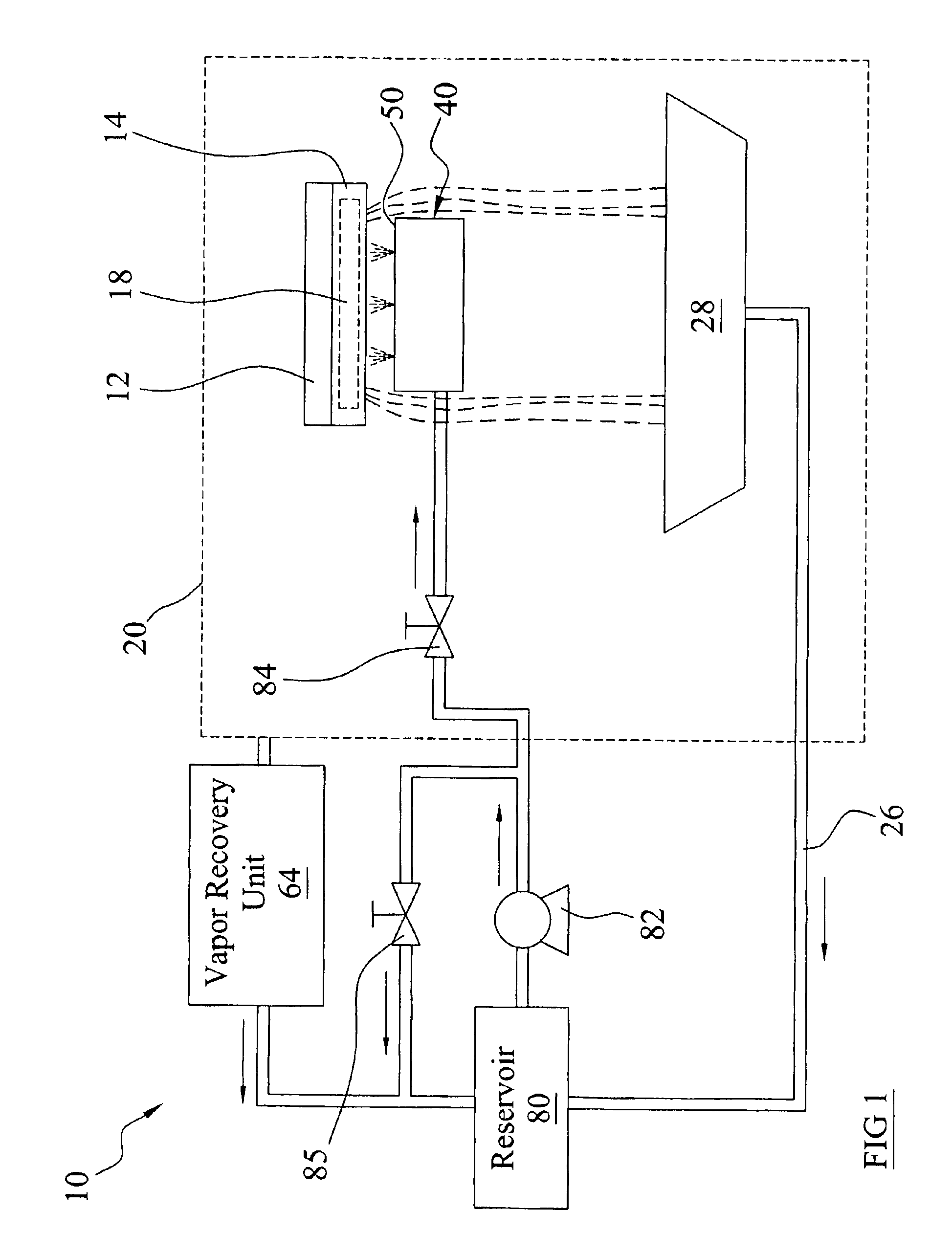 Dynamic spray system