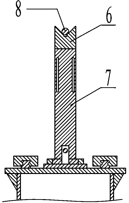 Quick static twisting detection device of constant speed universal joint driving shaft friction welding piece