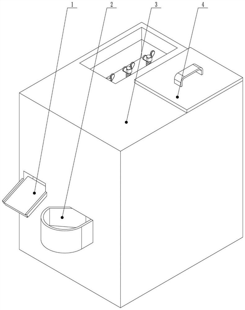 Blending device for disinfectant production