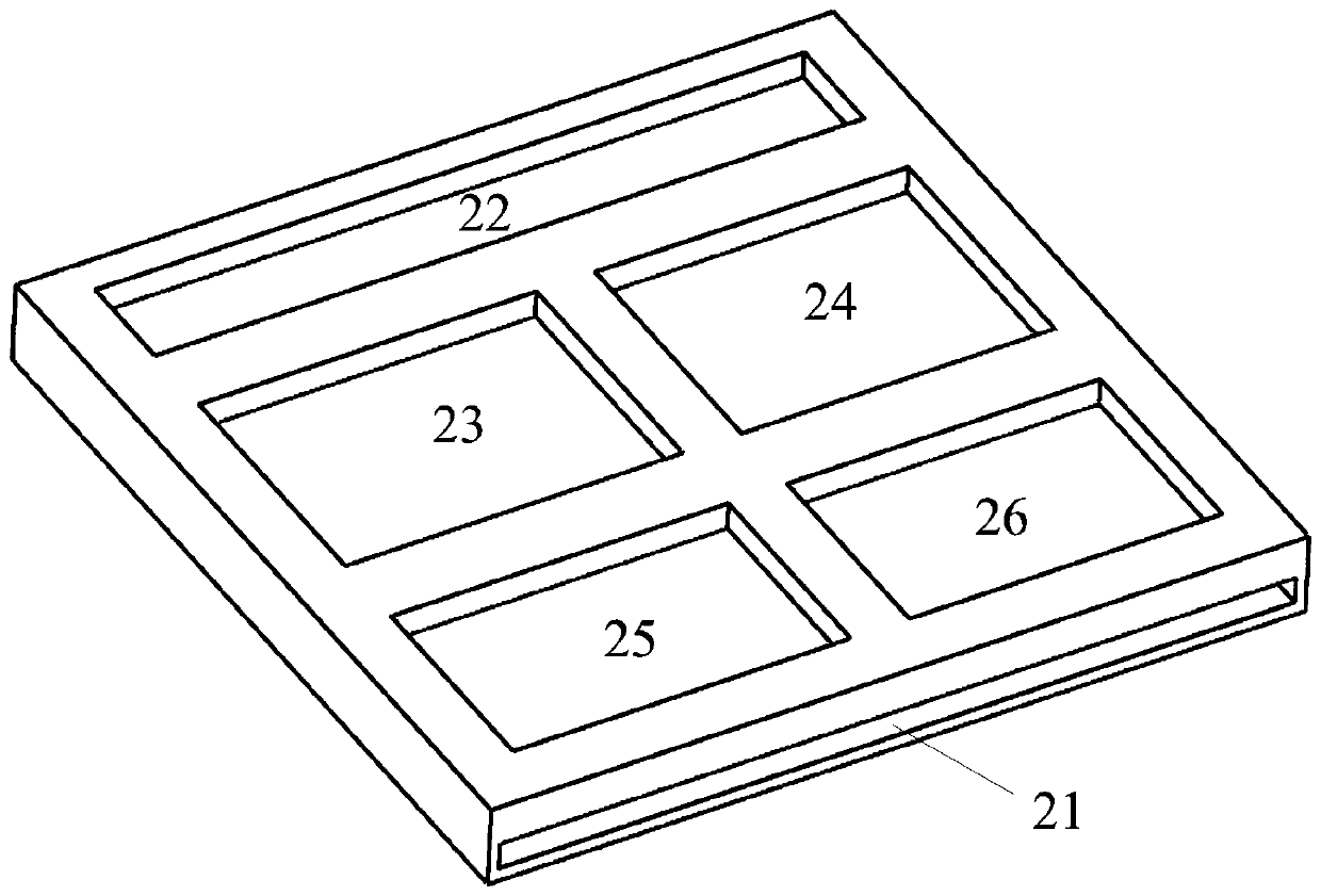 Dynamic wireless charging test device for electric vehicle