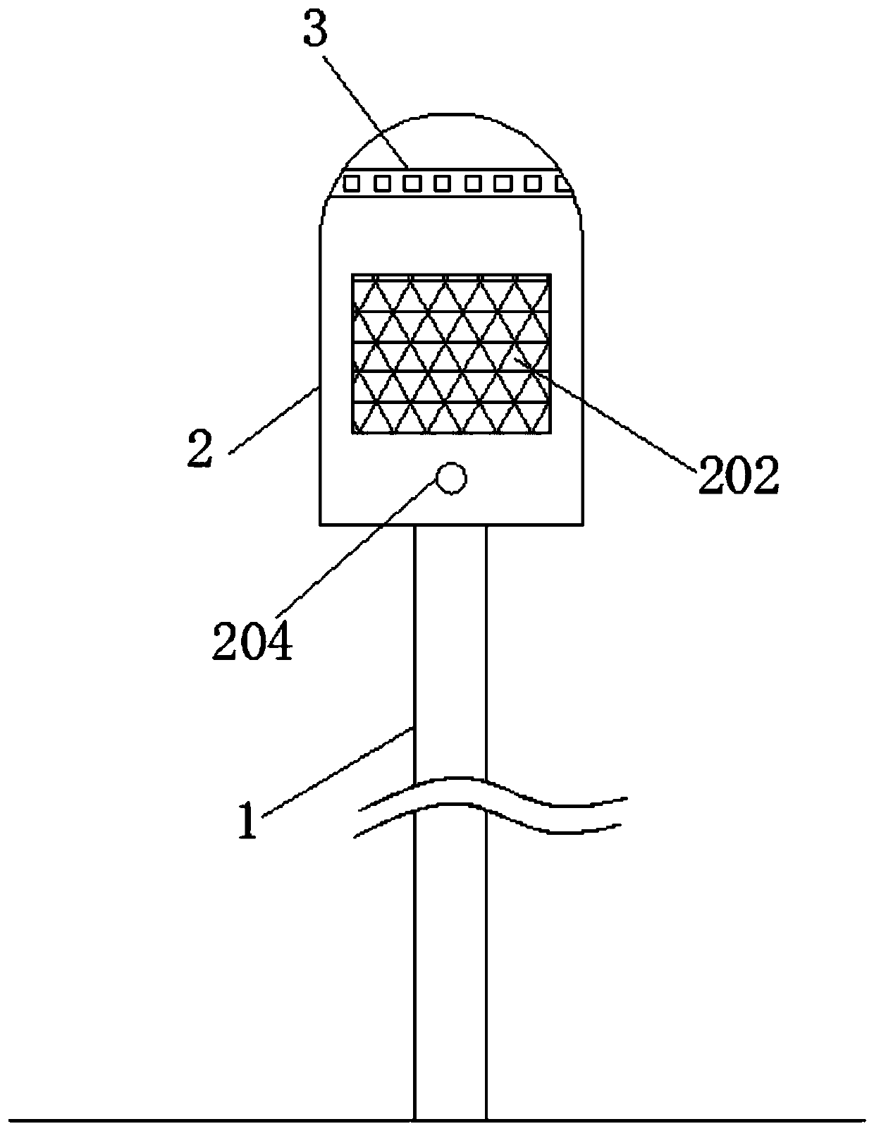 Multi-stage protection and reminding device for new energy vehicle charging pile