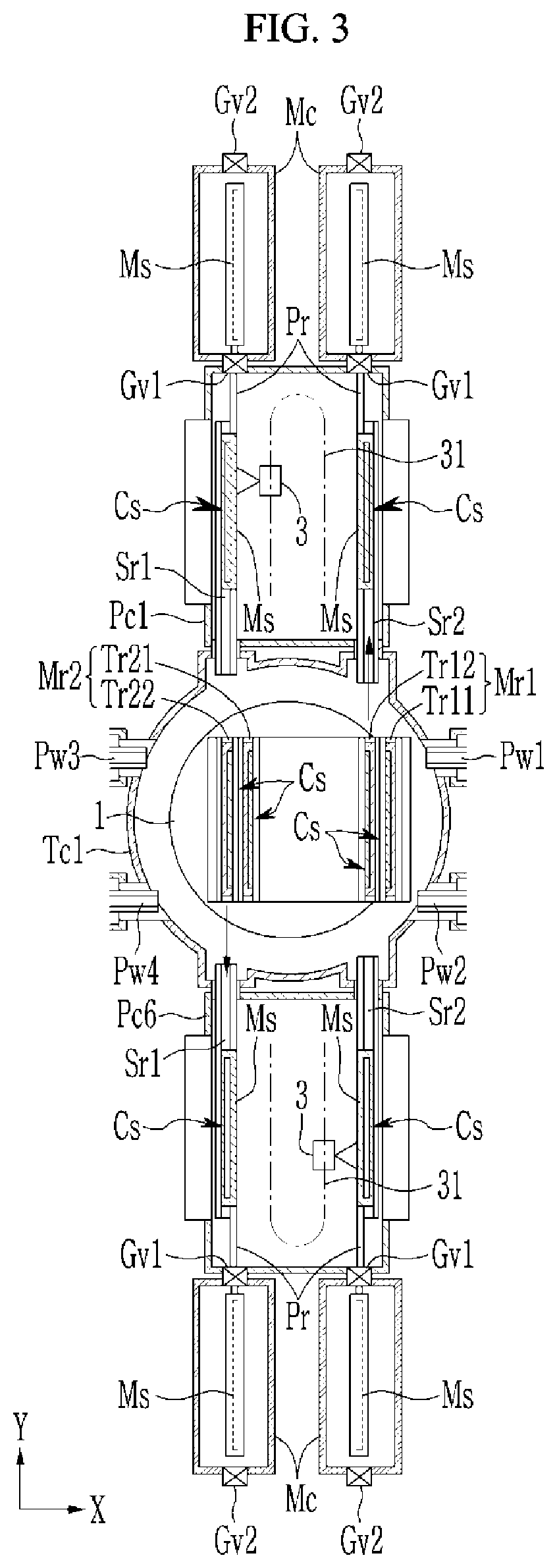 Vacuum processing apparatus and vacuum processing method using the same