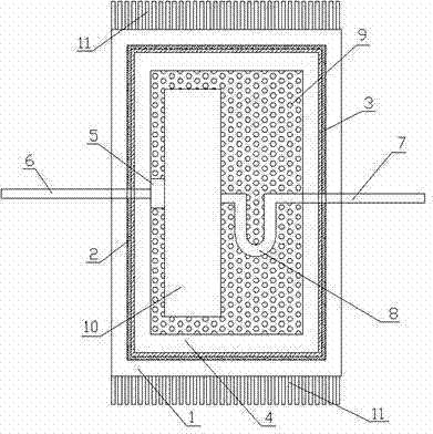 Low-temperature and shock-resistant semiconductor package structure