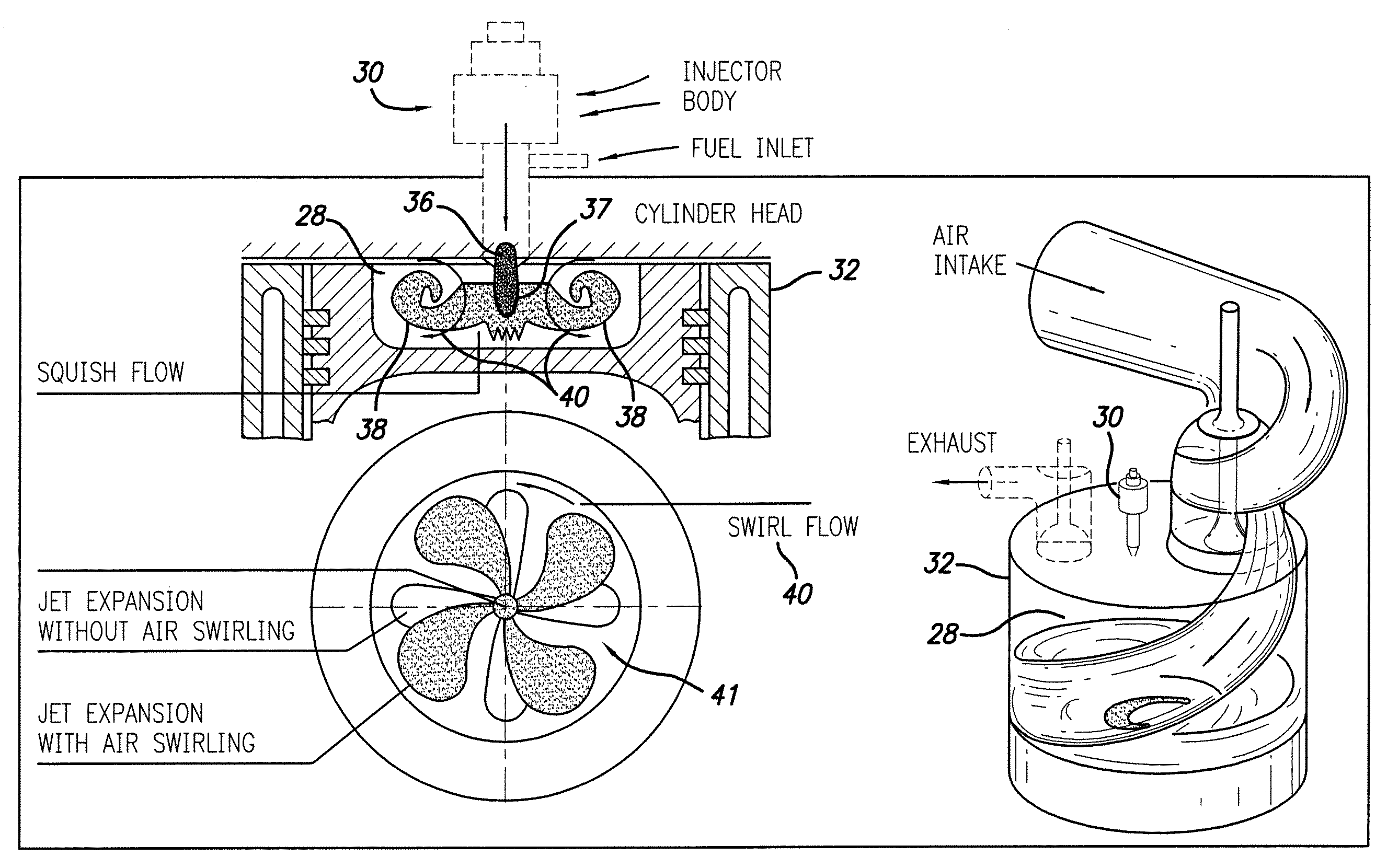 Fuel injector having algorithm controlled look-ahead timing for injector-ignition operation