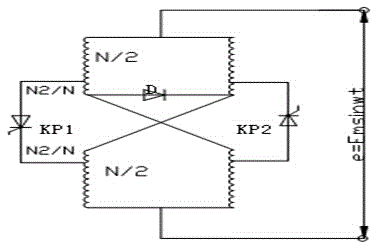 Reactive compensation device for 10 kV transmission circuit