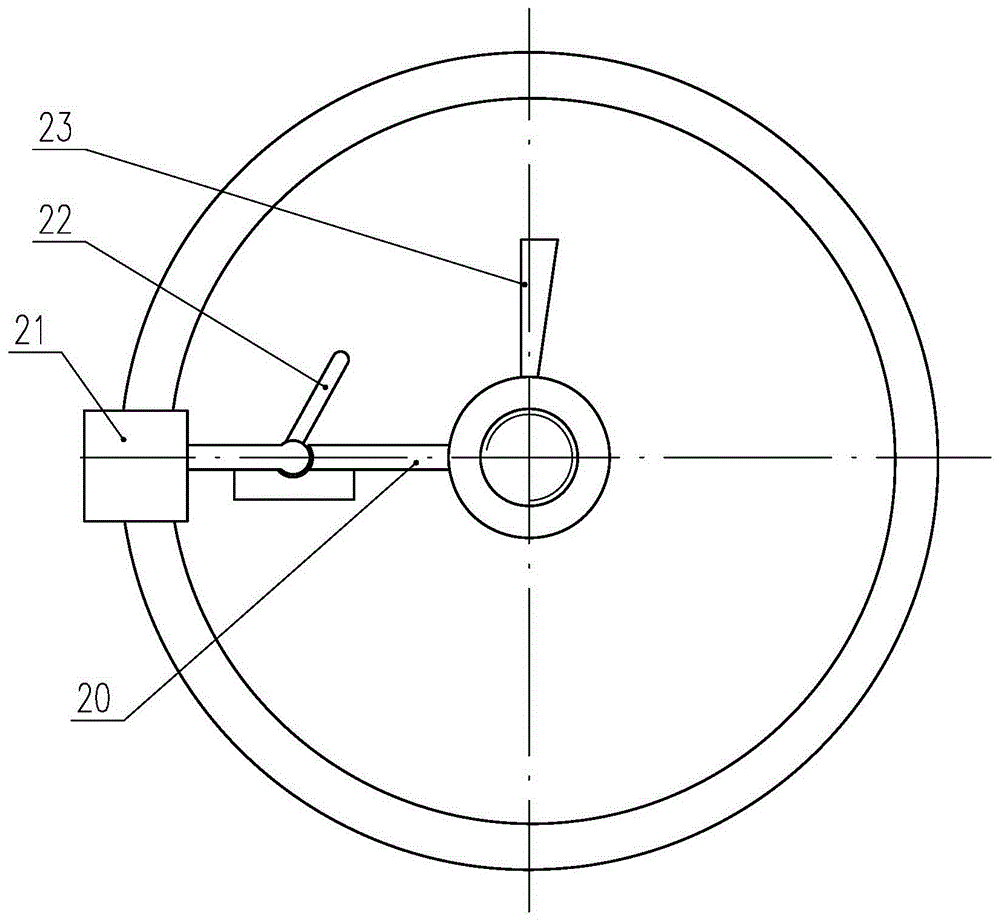 Assembling method of scraper stop valve