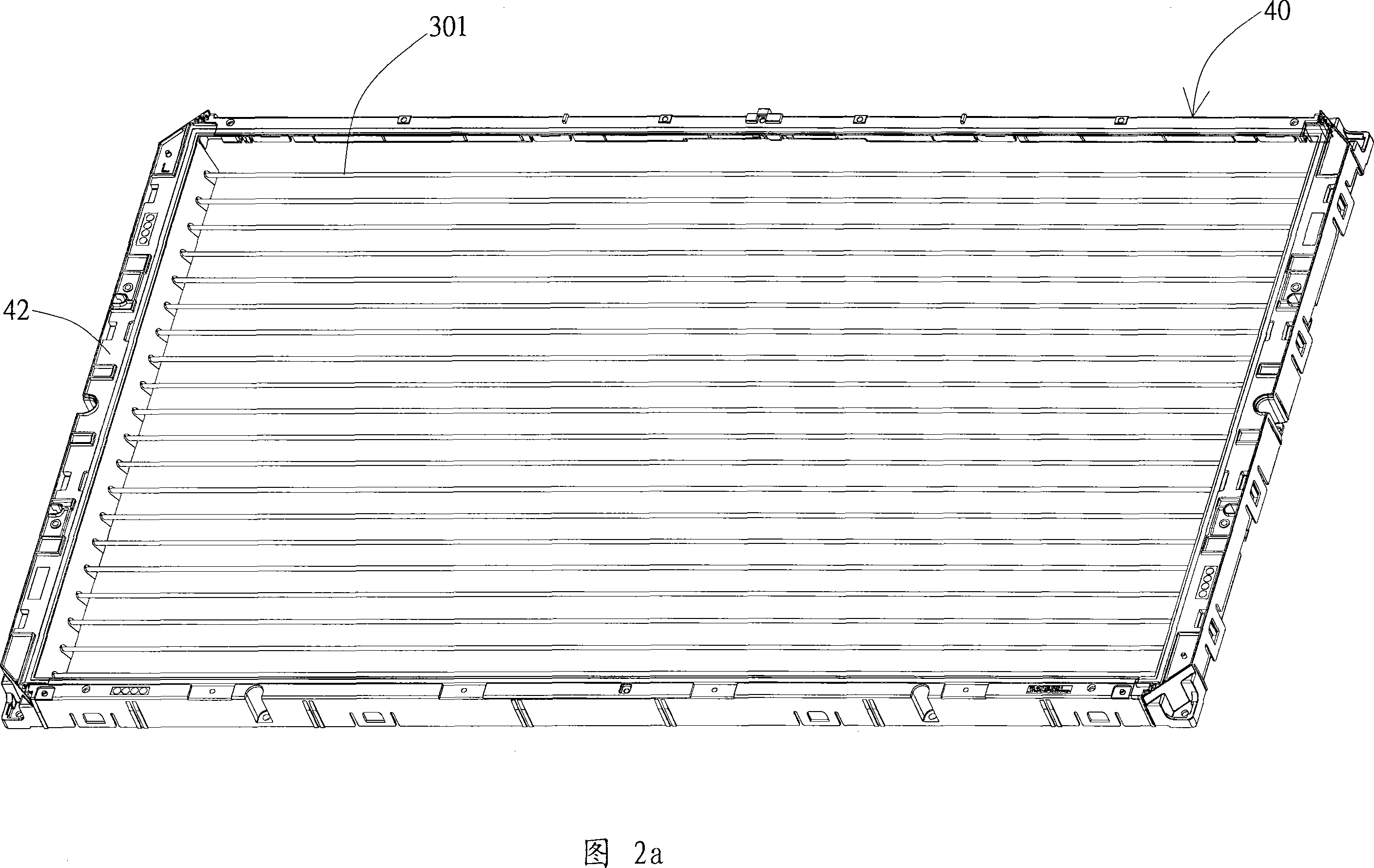 Light source module structure and light tube rack using the same