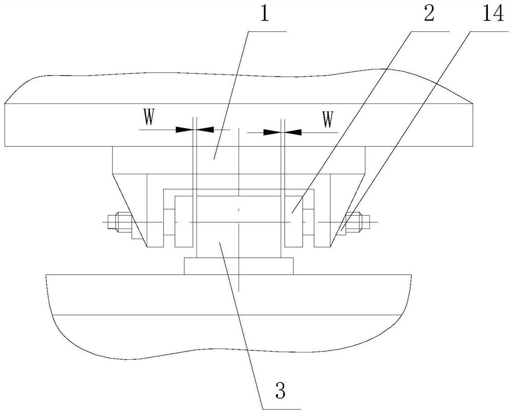 Exhaust volute positioning and adjusting device