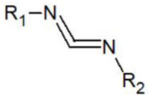 Catalyst for amination synthesis of carbodiimide, synthesis method and obtained guanidyl compound