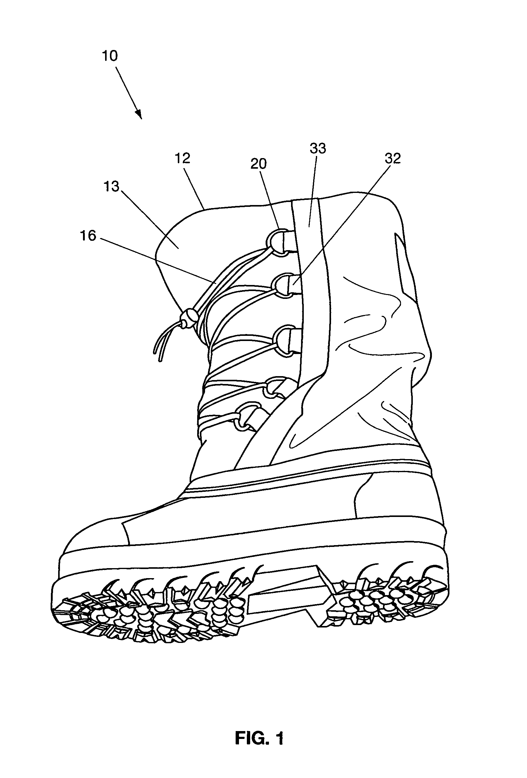 Insulated lightweight pack boot