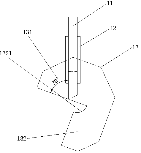 Mid-through type steel box basket arch segment lifting device