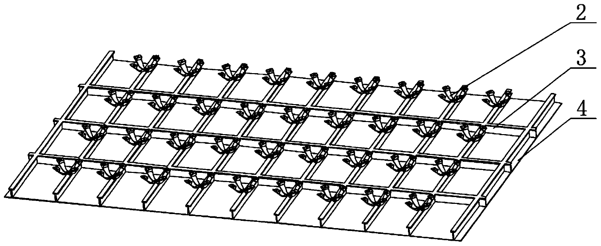 Nonlinear elastic shock absorption bed board