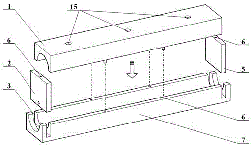 Method and device for making ground stress sensing column