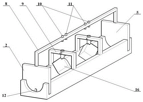 Method and device for making ground stress sensing column