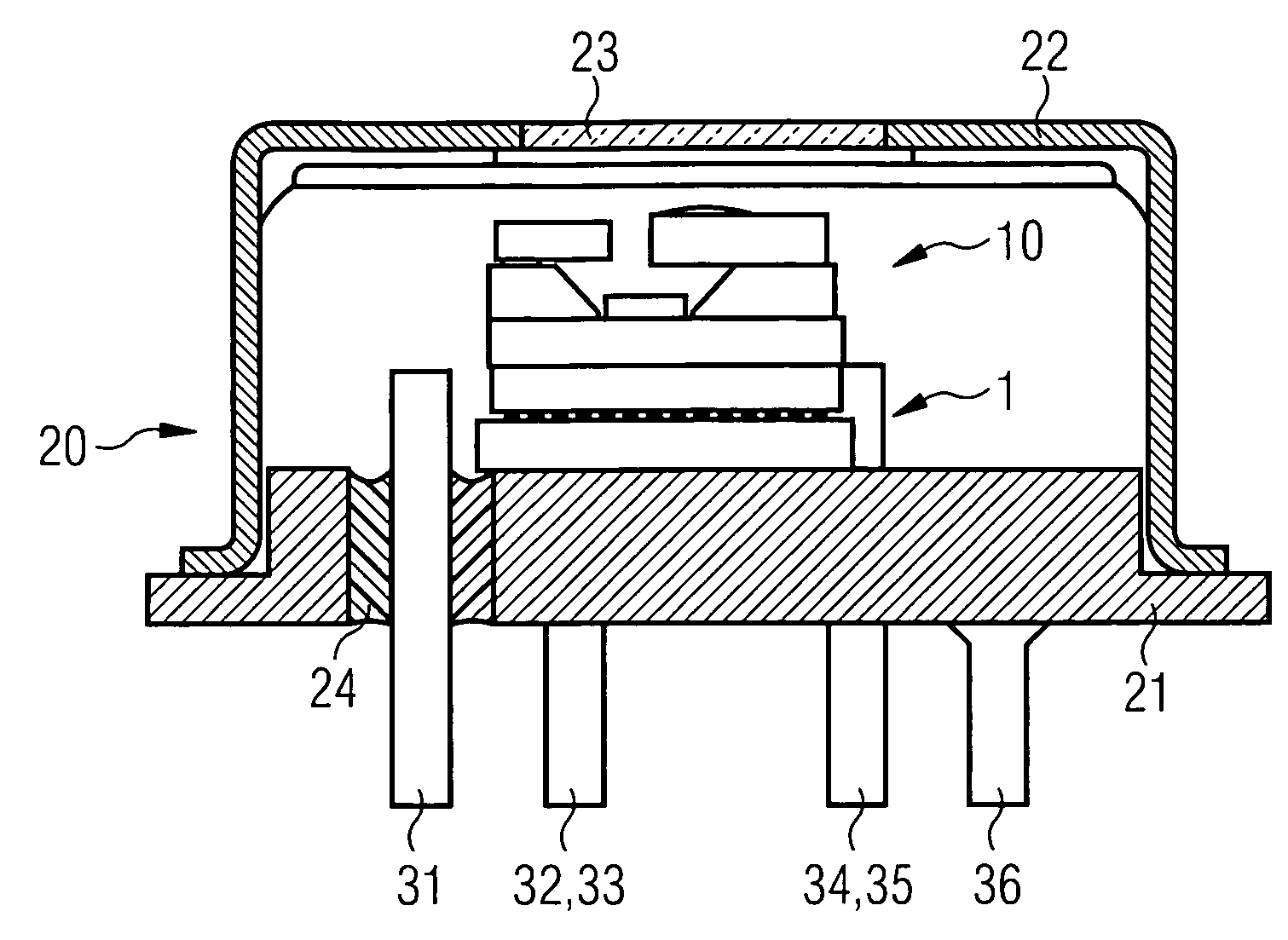 Optoelectronic arrangement having a laser component, and a method for controlling the emitted wavelength of a laser component