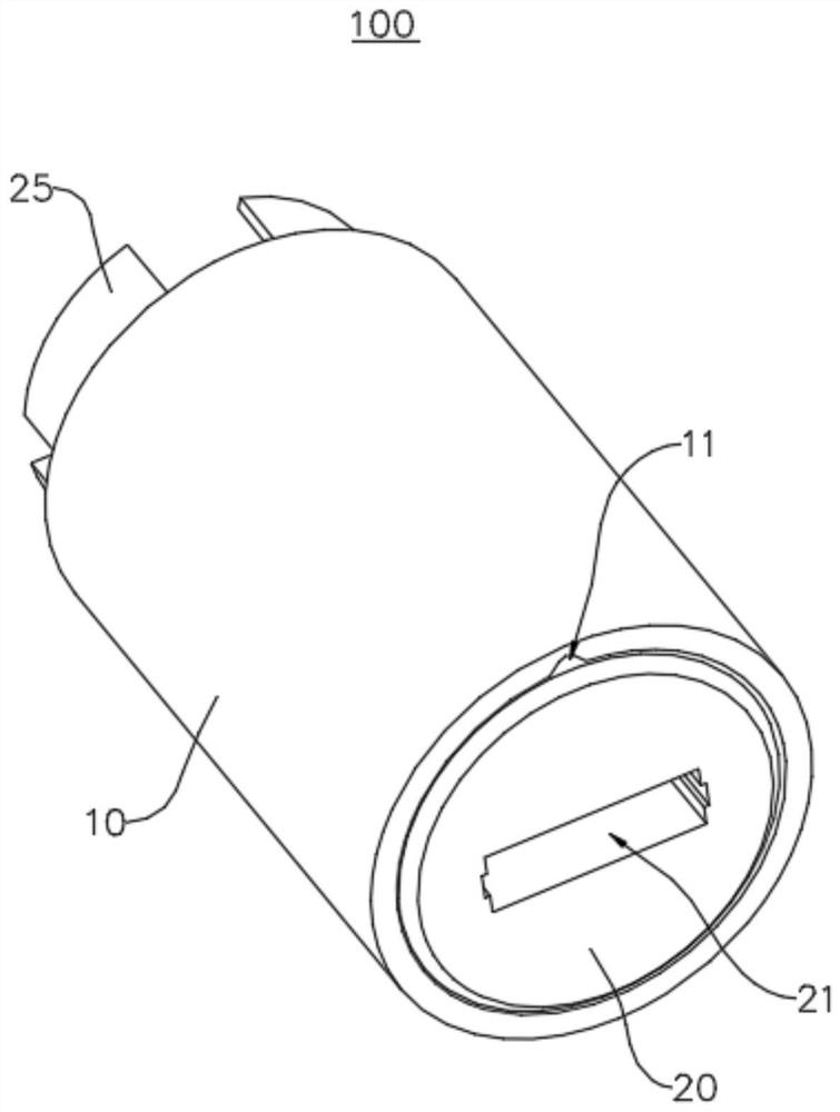 A kind of lock cylinder and lockset