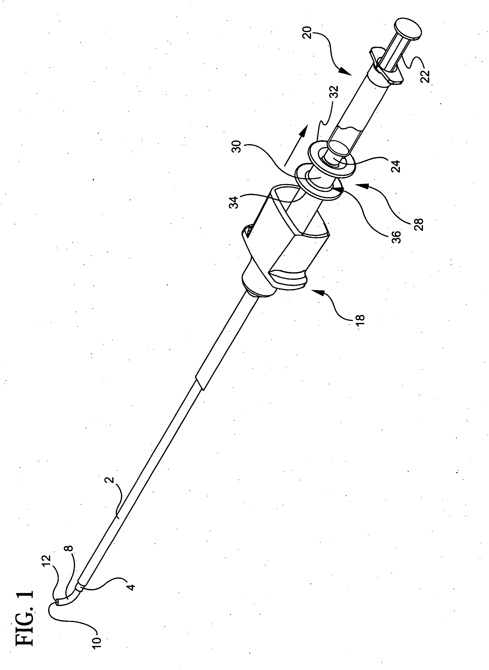 Articulating laparoscopic device and method for delivery of medical fluid