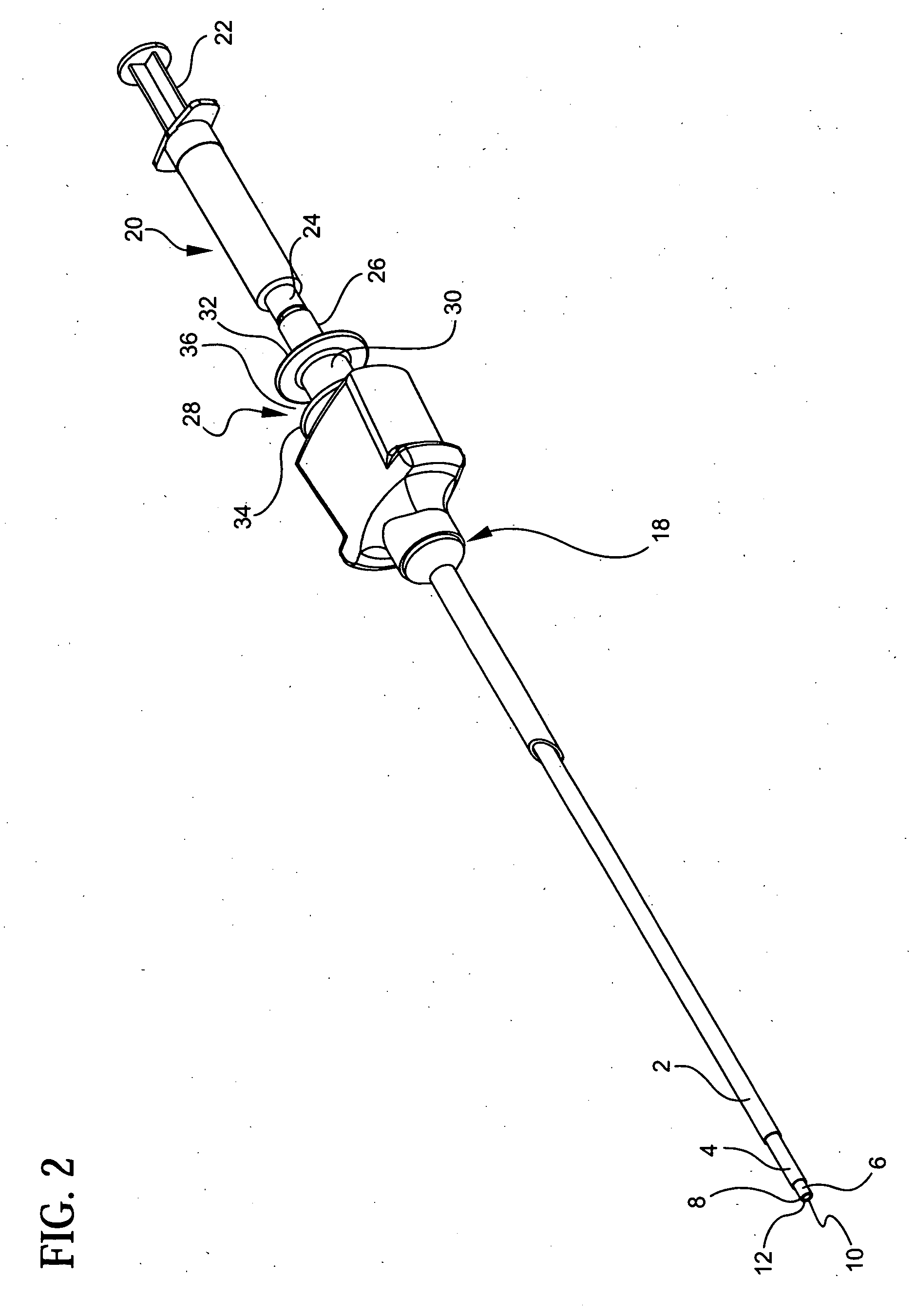 Articulating laparoscopic device and method for delivery of medical fluid