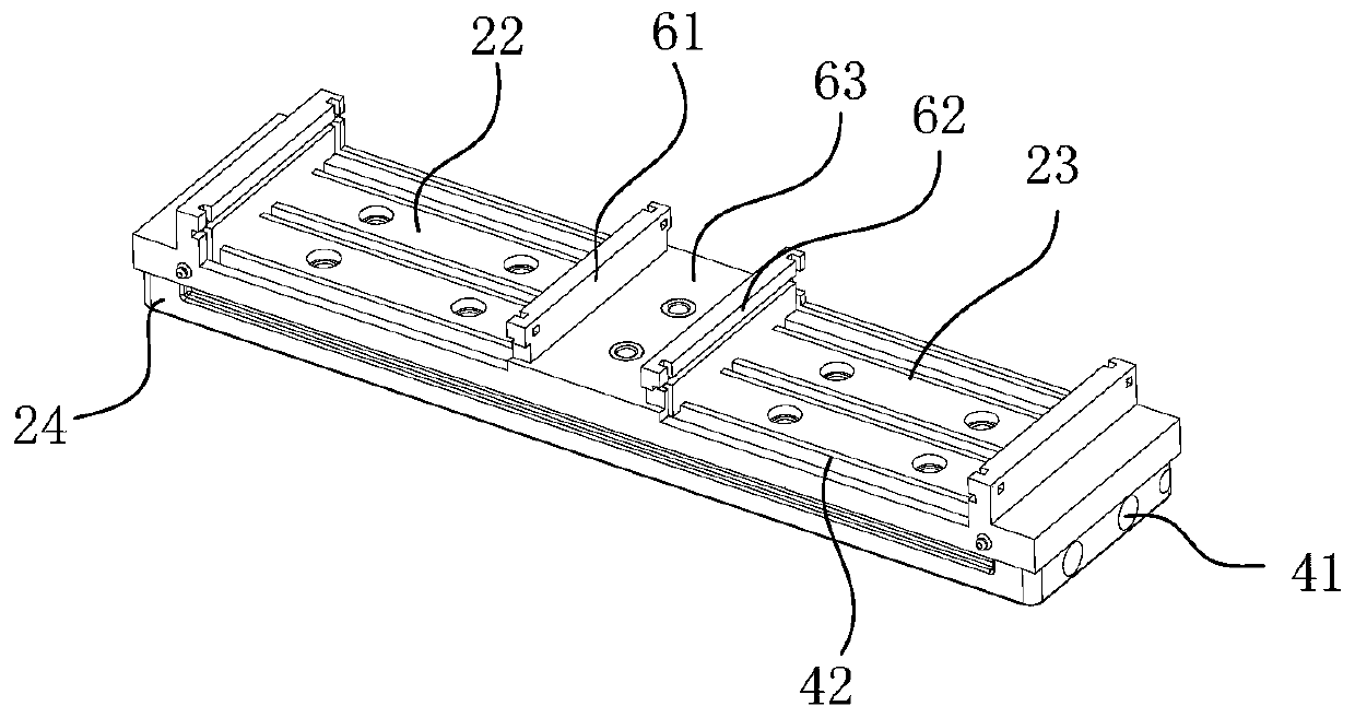 Battery module structure and battery module