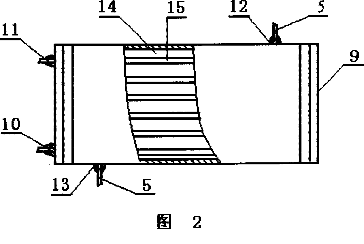 Electric refrigerating central air conditioner waste recovery method and apparatus thereof