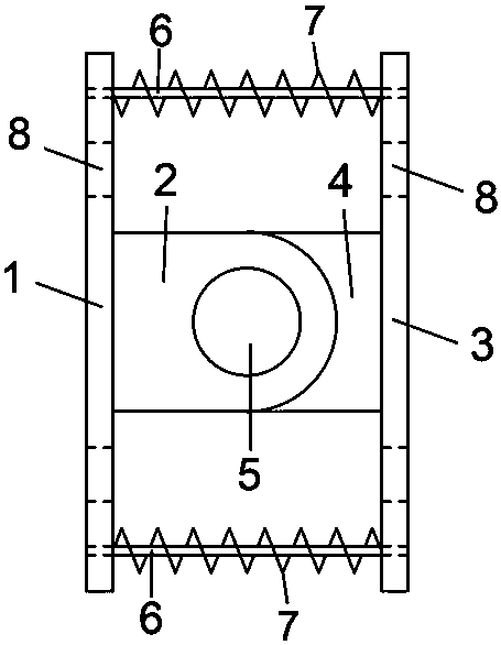 Easy-to-repair plastic hinge using Euler buckling