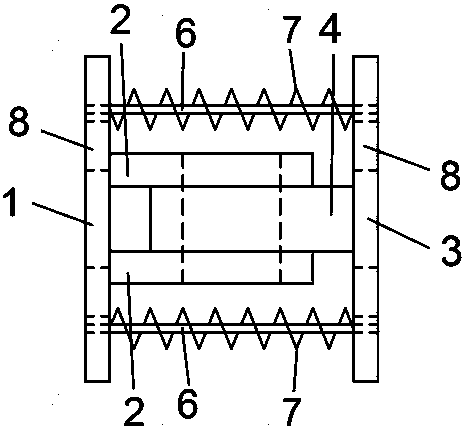 Easy-to-repair plastic hinge using Euler buckling