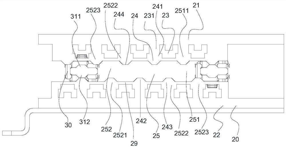 Phase-shifting frequency-selecting device and multi-frequency antenna