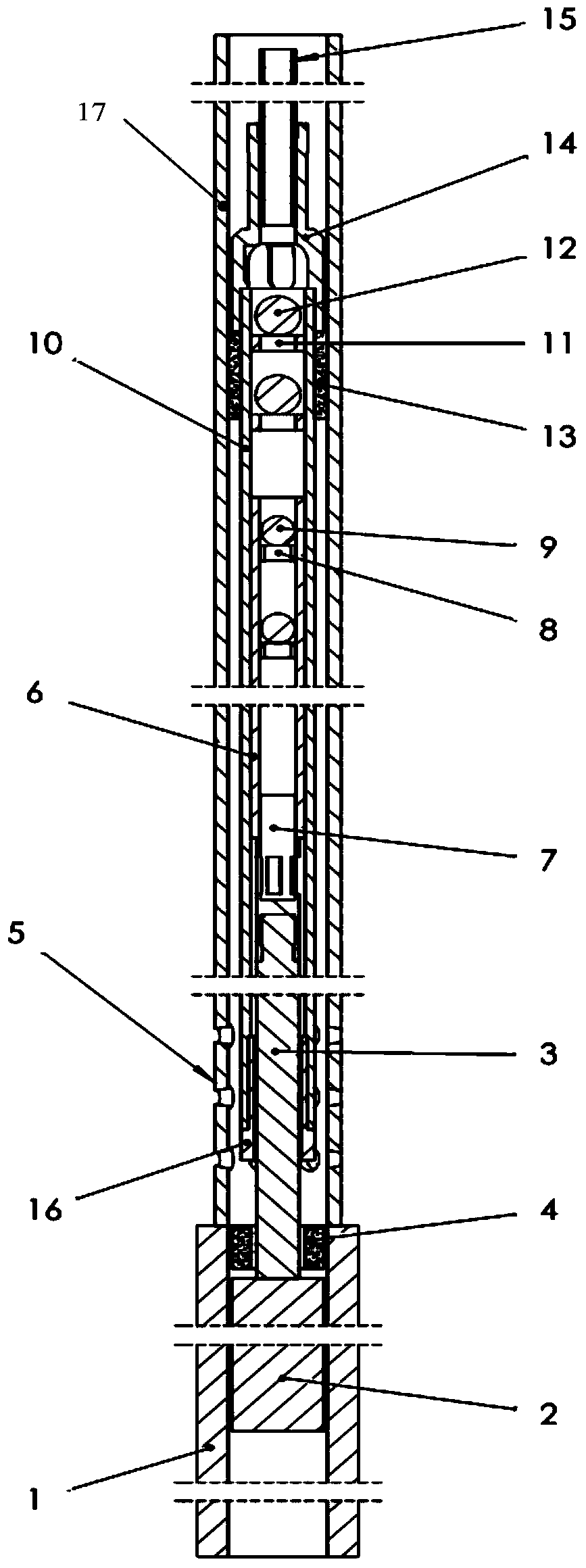 Oil well pump, oil extraction system of submersible linear motor well and working method of oil extraction system