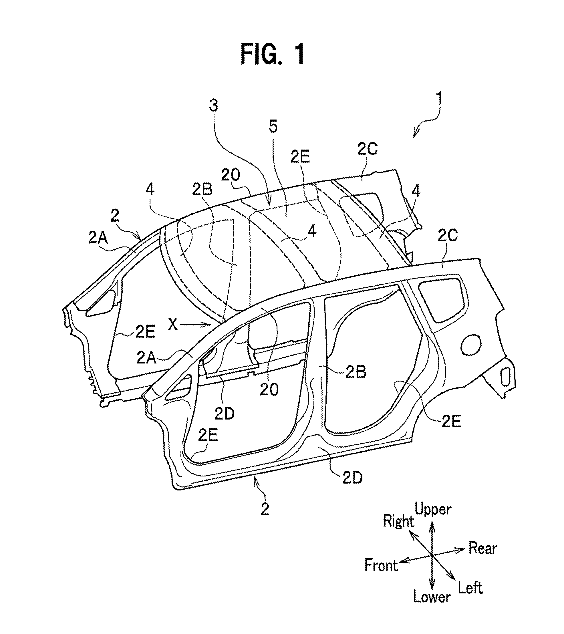 Vehicle body structure and method for assembling vehicle body structure