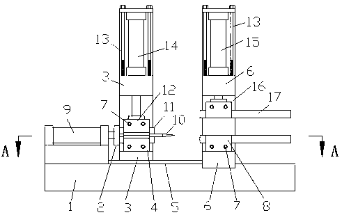Small pipeline flaring stamping device
