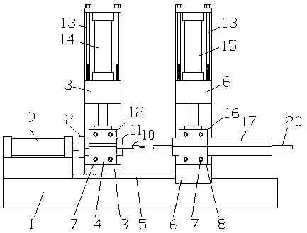 Small pipeline flaring stamping device