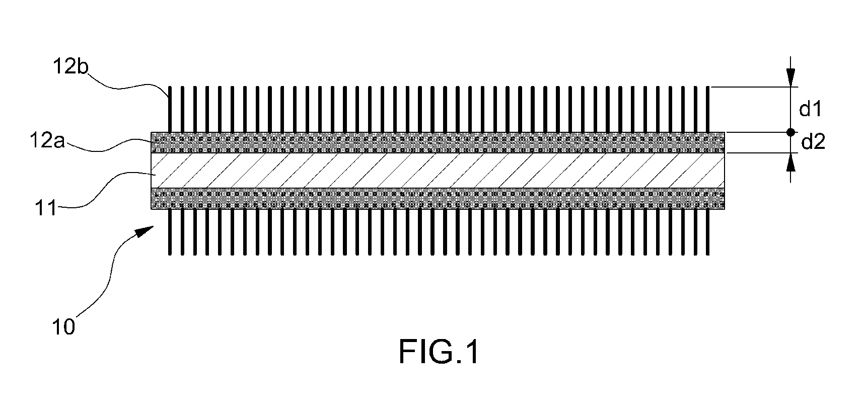 Electromagnetic shielding composite material and method for manufacturing the same
