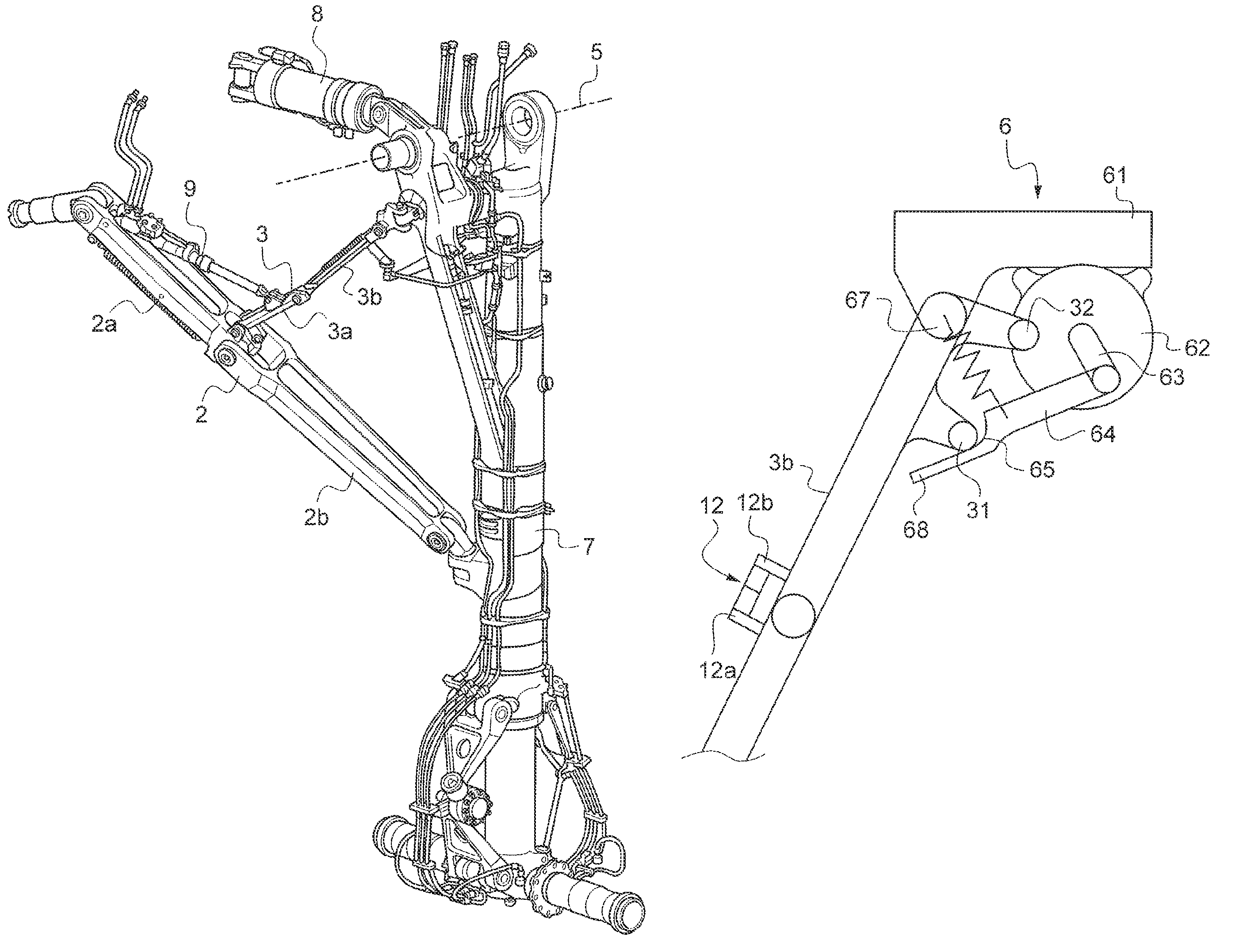 Device for unlocking an undercarriage in a deployed position, and an undercarriage fitted with such a device