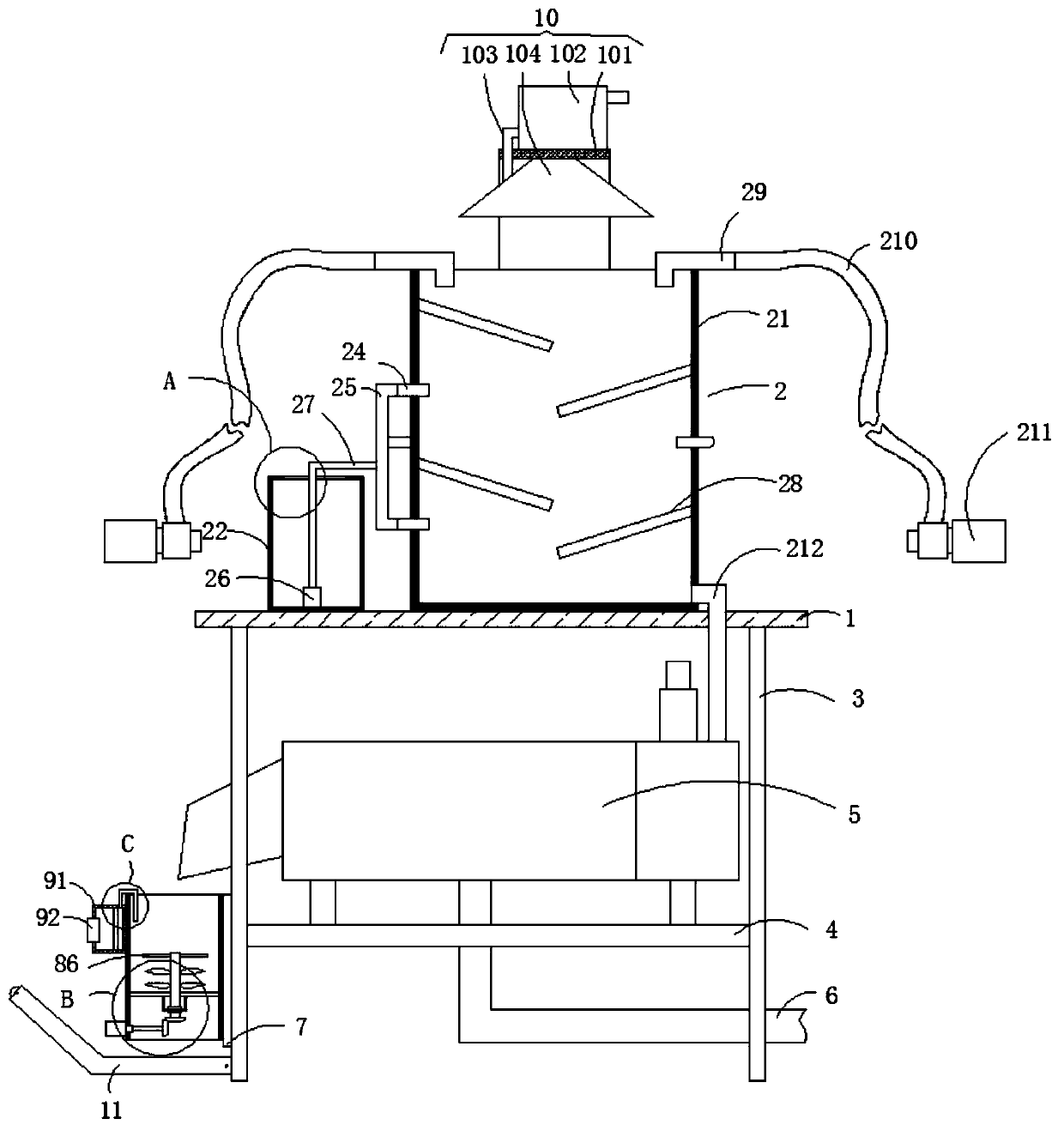 Sludge treatment system and method