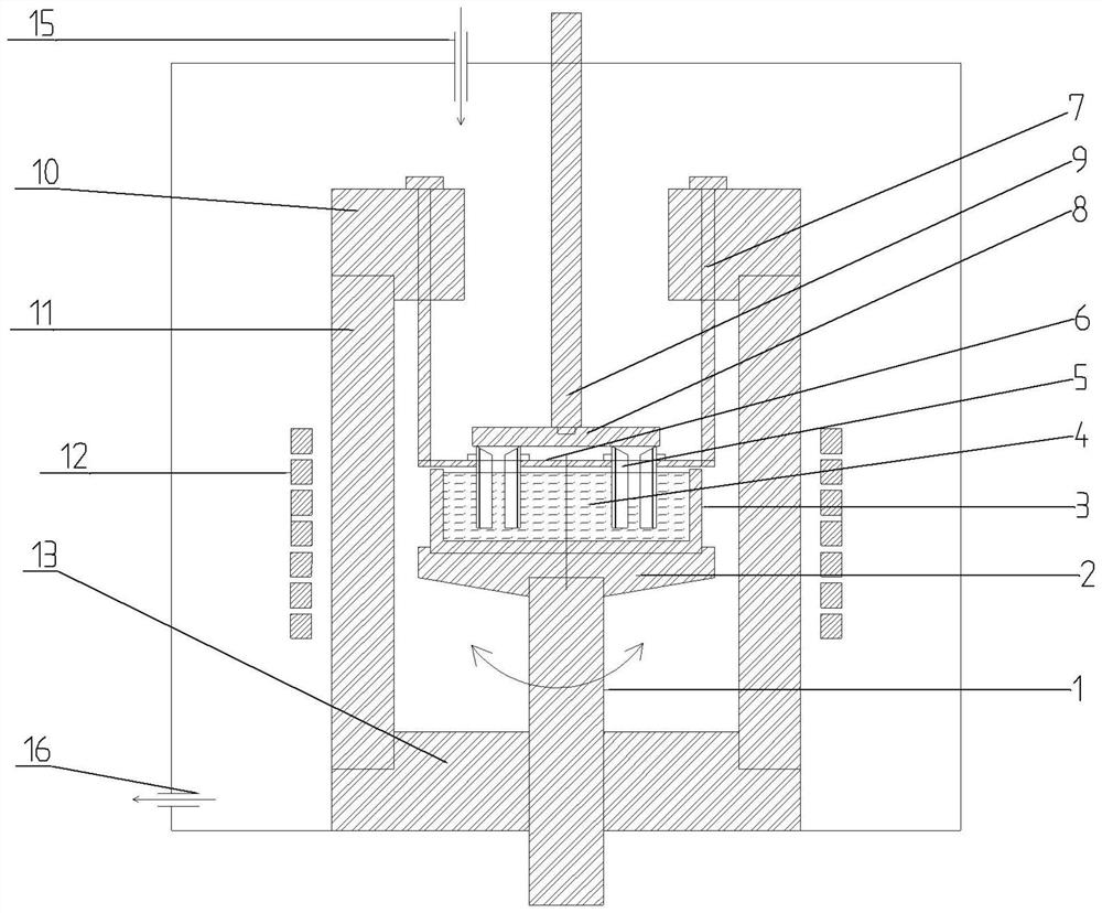 Metal single crystal preparation device and process