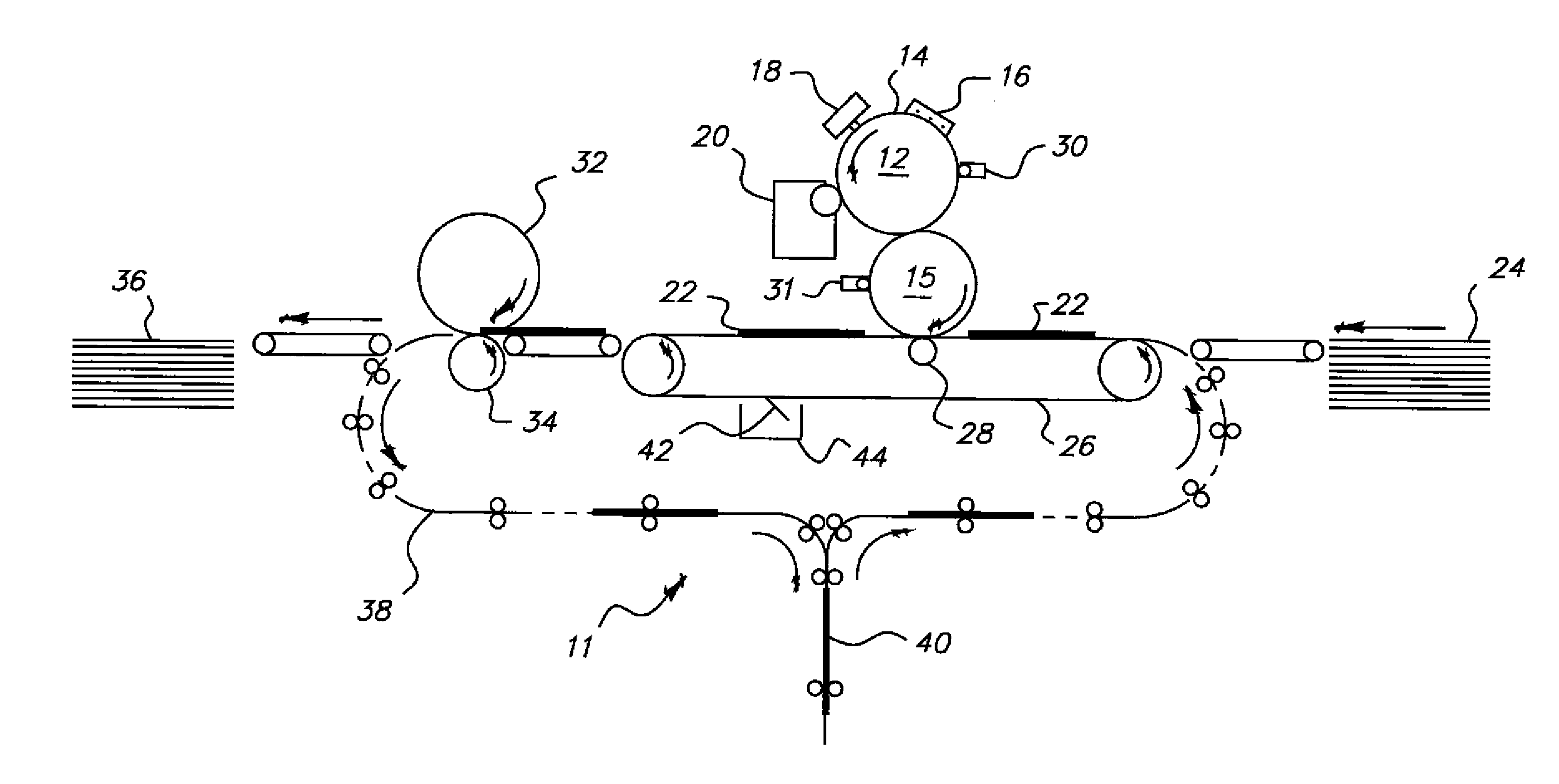 Printed electronic circuit boards and other articles having patterned conductive images