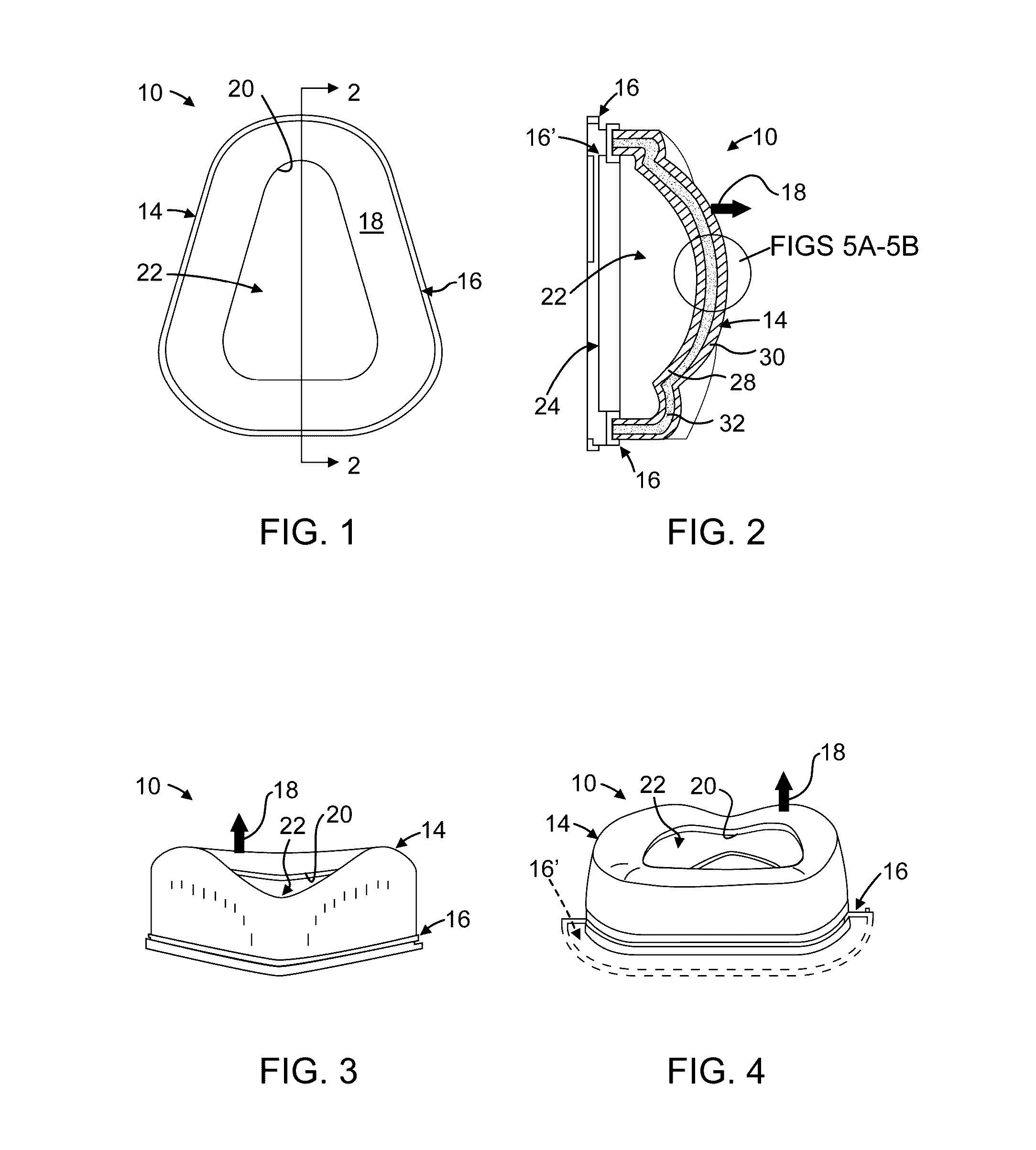 Cushion for patient interface device, breathing mask with cushion, and method and apparatus for same