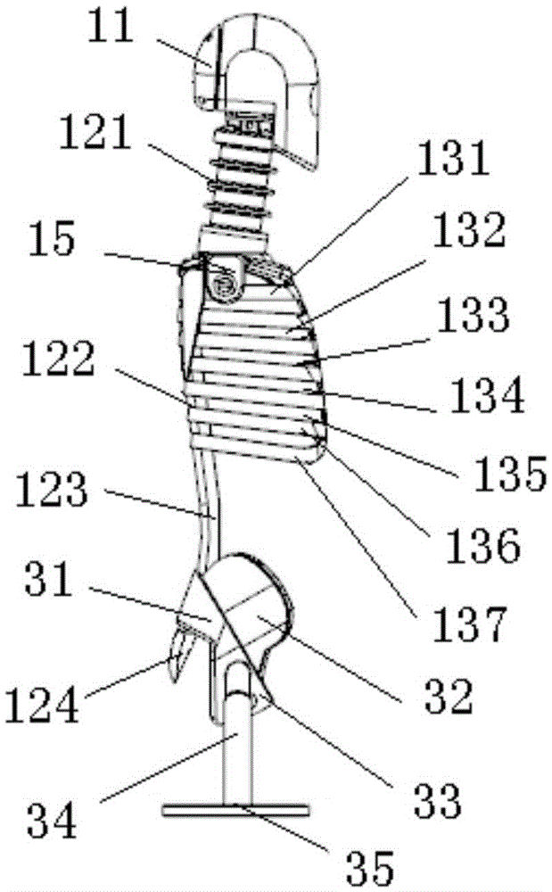 A Dummy for Simulation Trunk Load Test