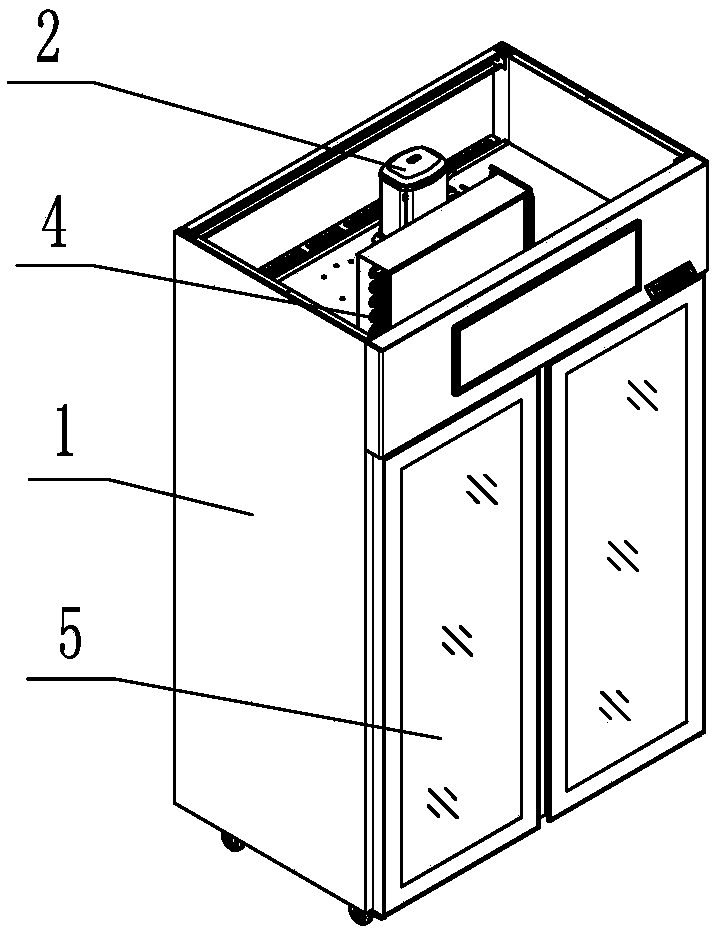 Freezer device for preserving fresh food