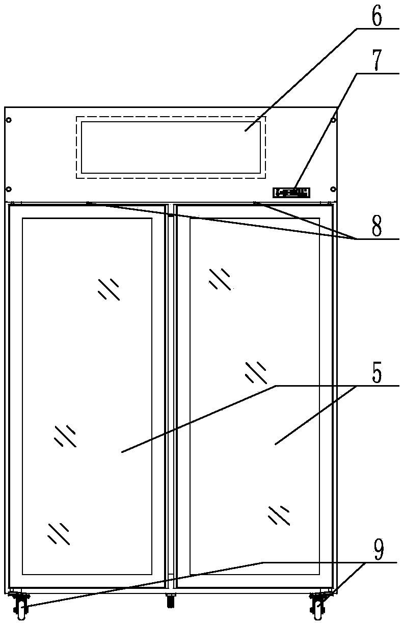 Freezer device for preserving fresh food