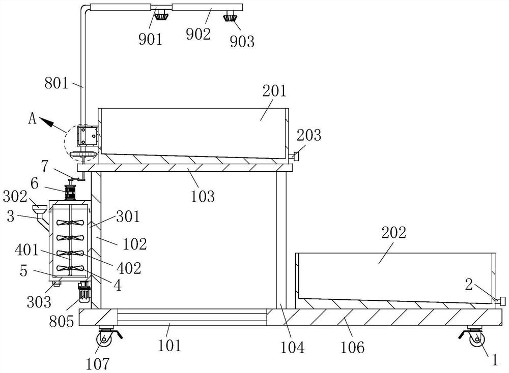 Green soy bean planting box capable of uniformly spraying fertilizer