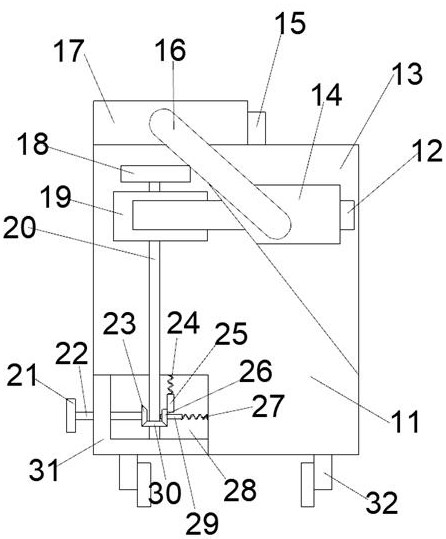 Movable support facilitating construction of upper side space of windowsill and bay window