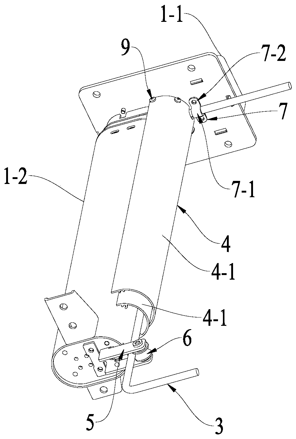 Lifting table leg mechanism