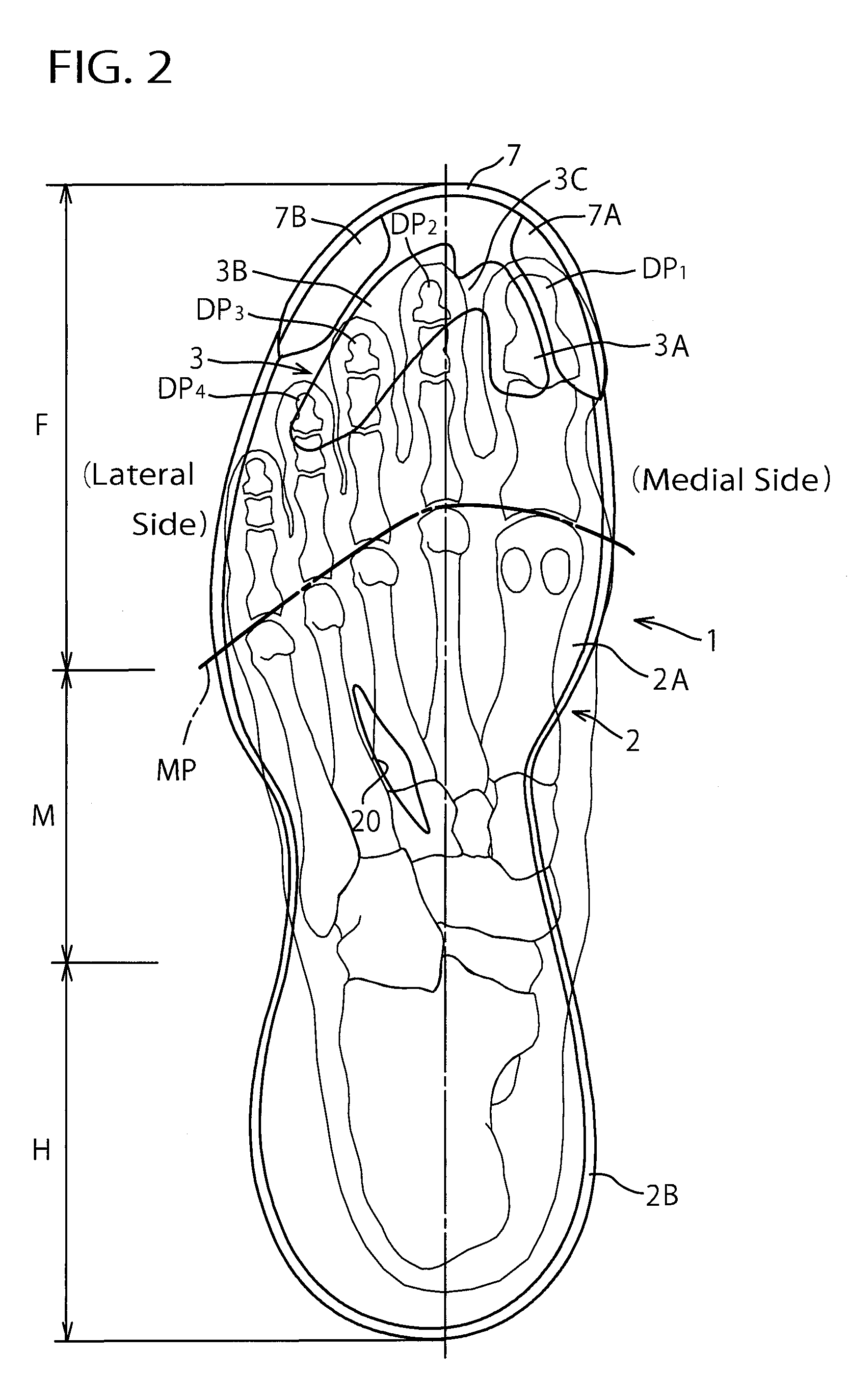 Sole Structure for a Sport Shoe
