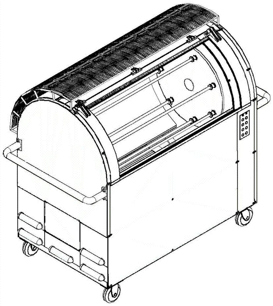 Multifunctional automatic control ecological grill