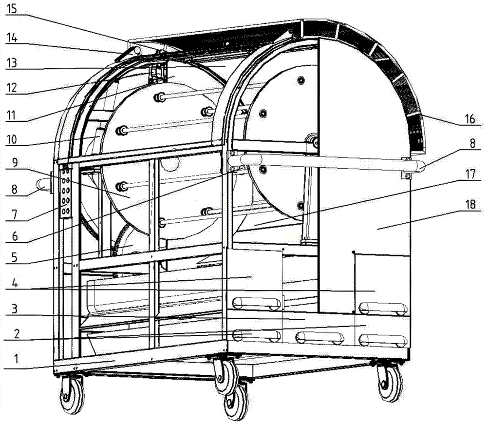 Multifunctional automatic control ecological grill