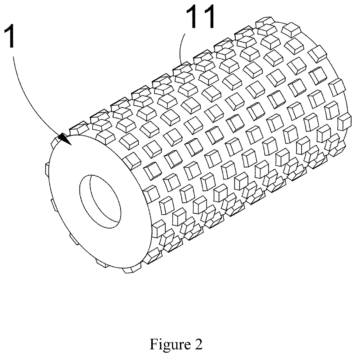 Brush roller and its manufacturing method and brush roller mold